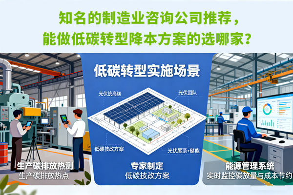 知名的制造業(yè)咨詢公司推薦，能做低碳轉(zhuǎn)型降本方案的選哪家？